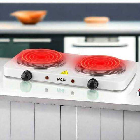 Raf Double Electric Stove 1000W Cooking Stove Electric Chohla Single Electric Stove Compact and Efficient Cooking Solution Hot Plate heat up Stove