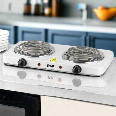Raf Double Electric Stove 1000W Cooking Stove Electric Chohla Single Electric Stove Compact and Efficient Cooking Solution Hot Plate heat up Stove