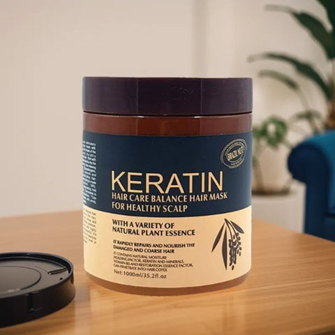 Keratin Hair Mask Treatment 500ml: Revitalize Damaged Hair Effectively